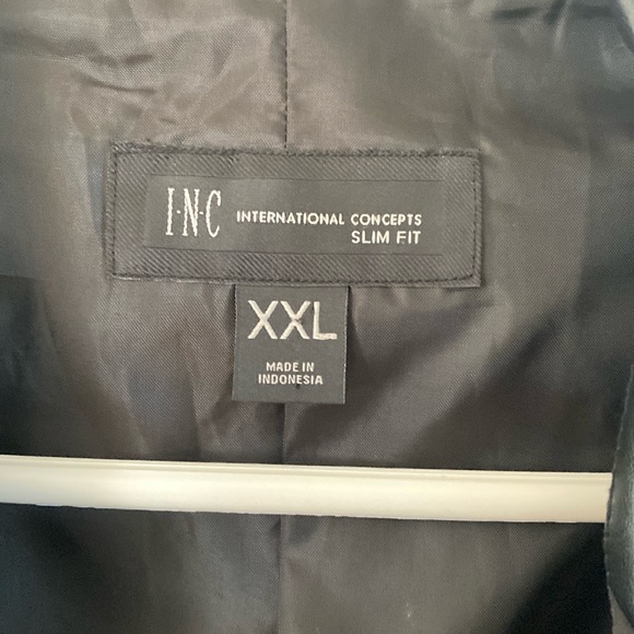 INC International Concepts Slim Fit Tuxedo Style Jacket - Picture 3 of 11